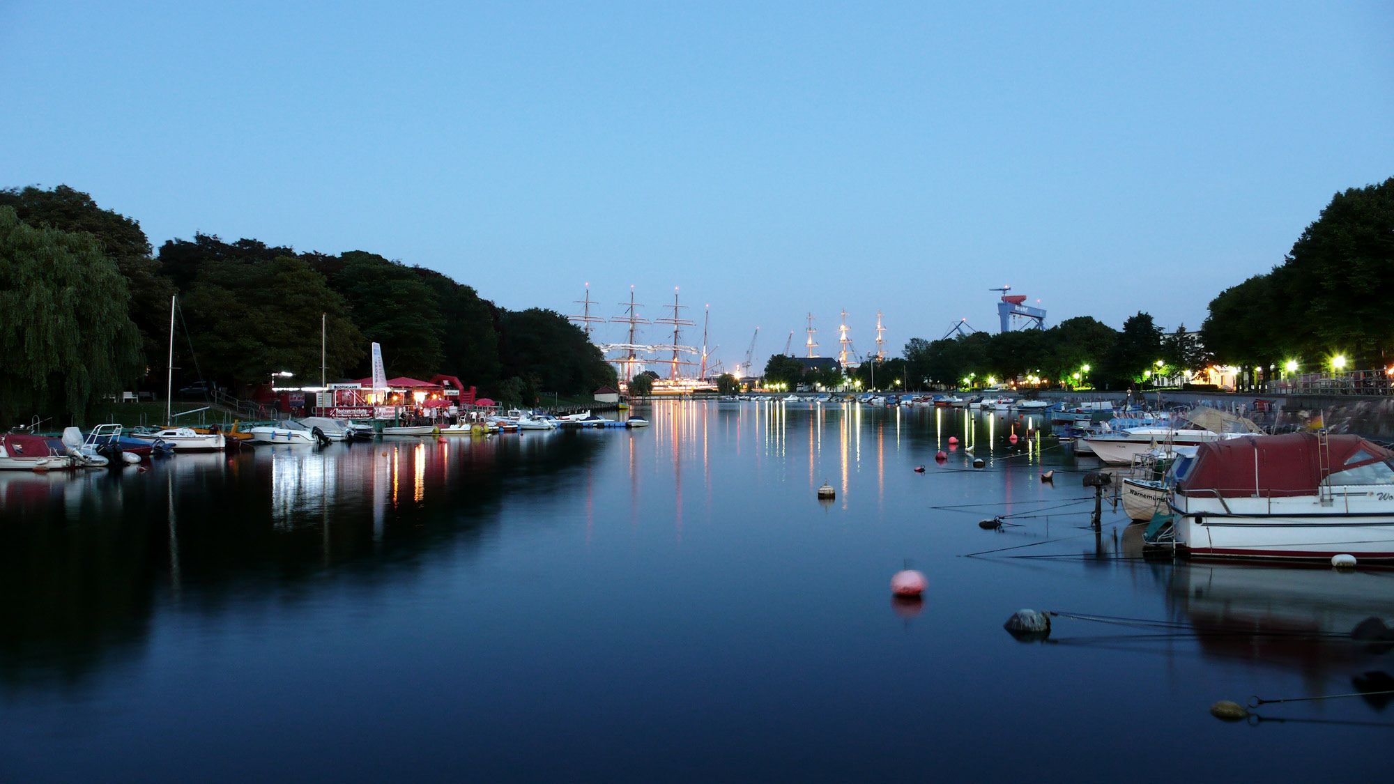 Abendstimmung Alter Strom