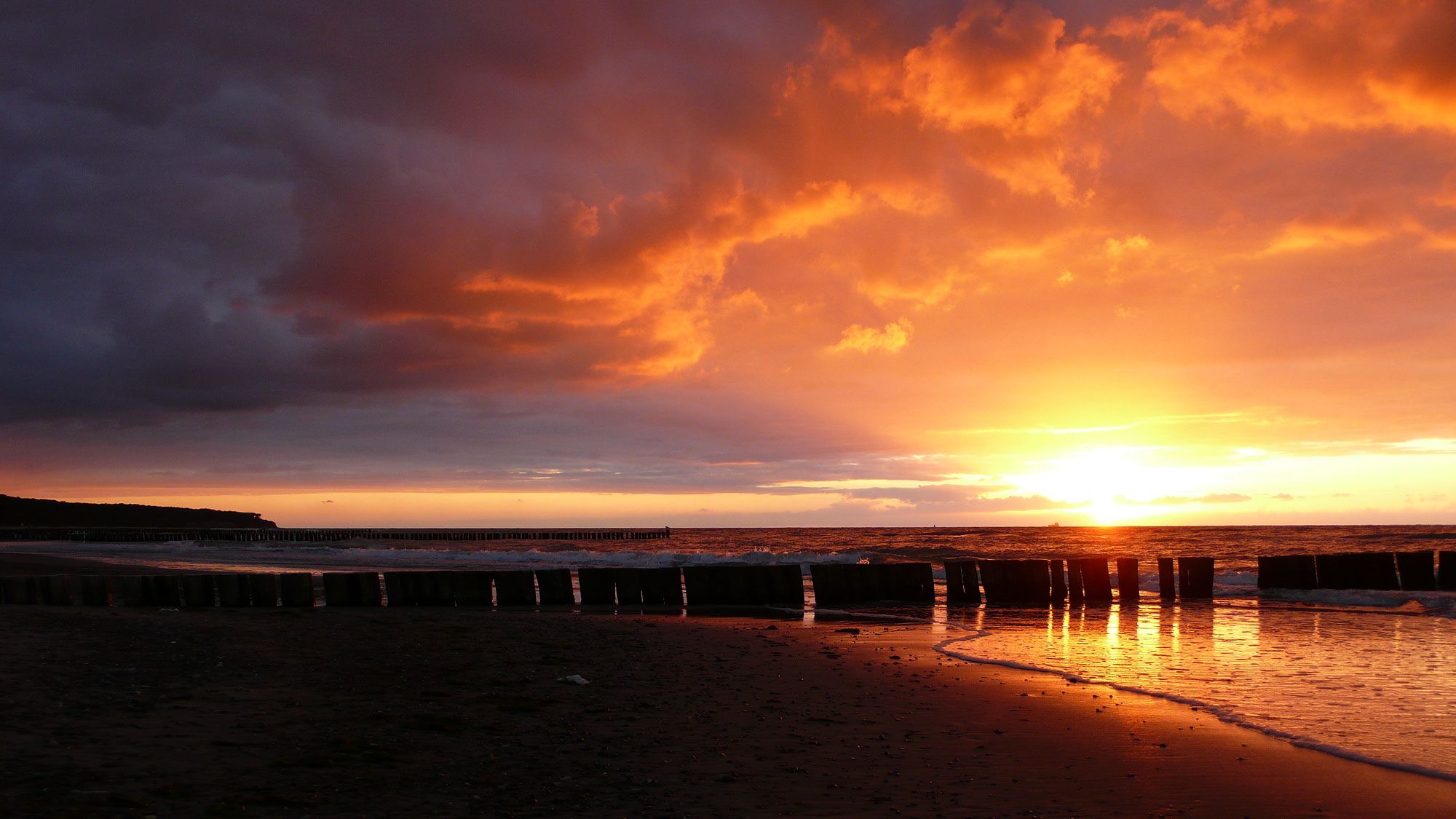 Sonnenuntergang Ostsee