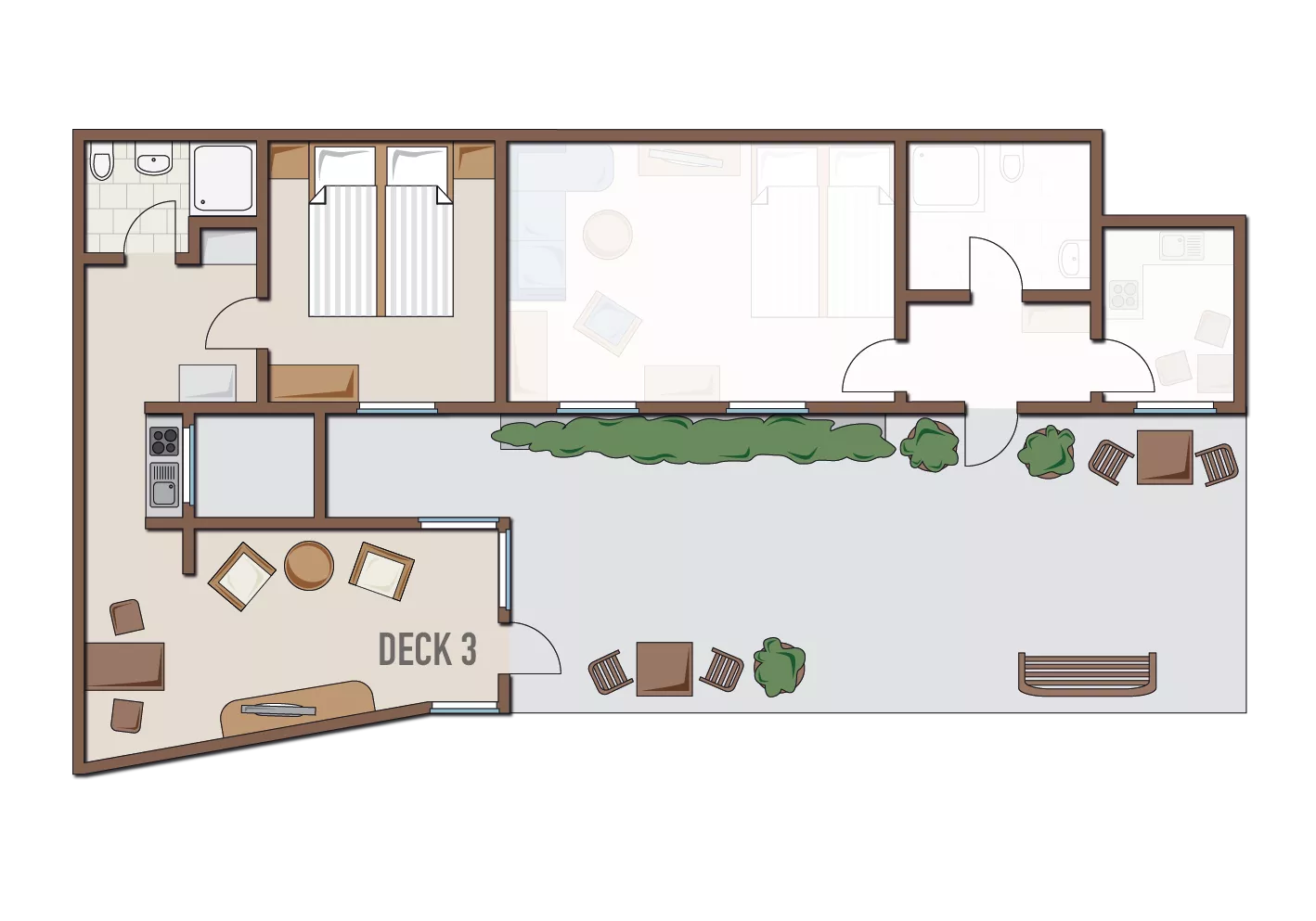 Grundriss Deck 3