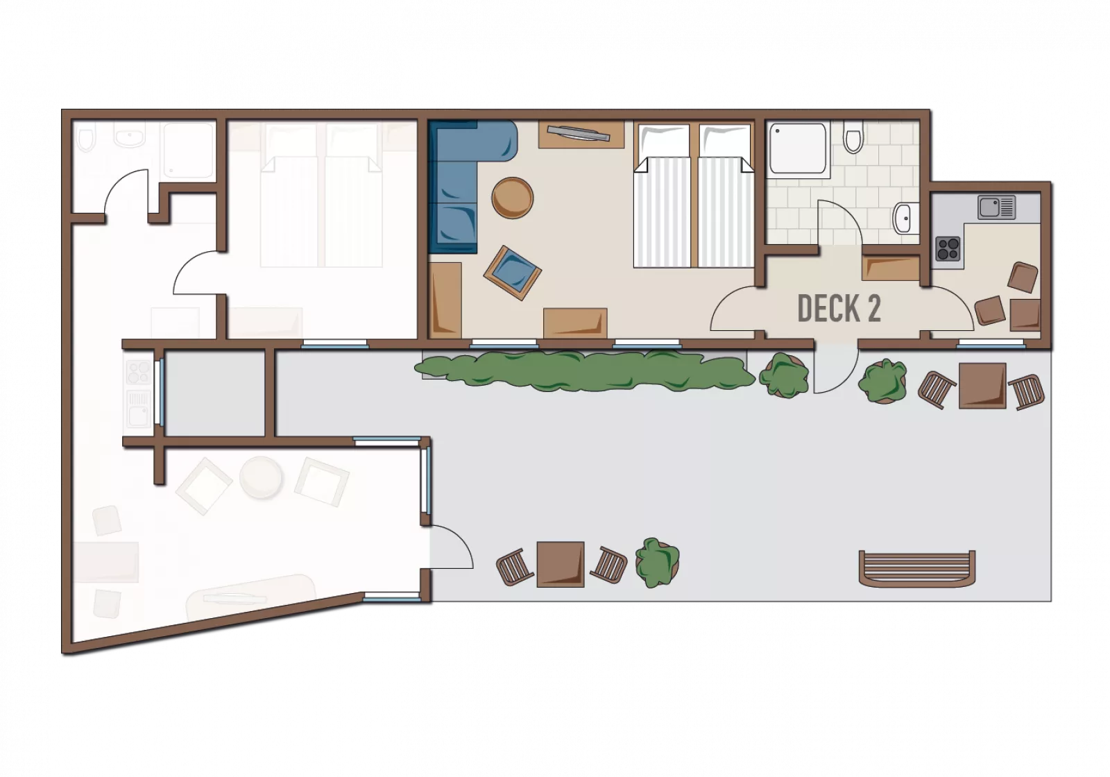 Grundriss Deck 2